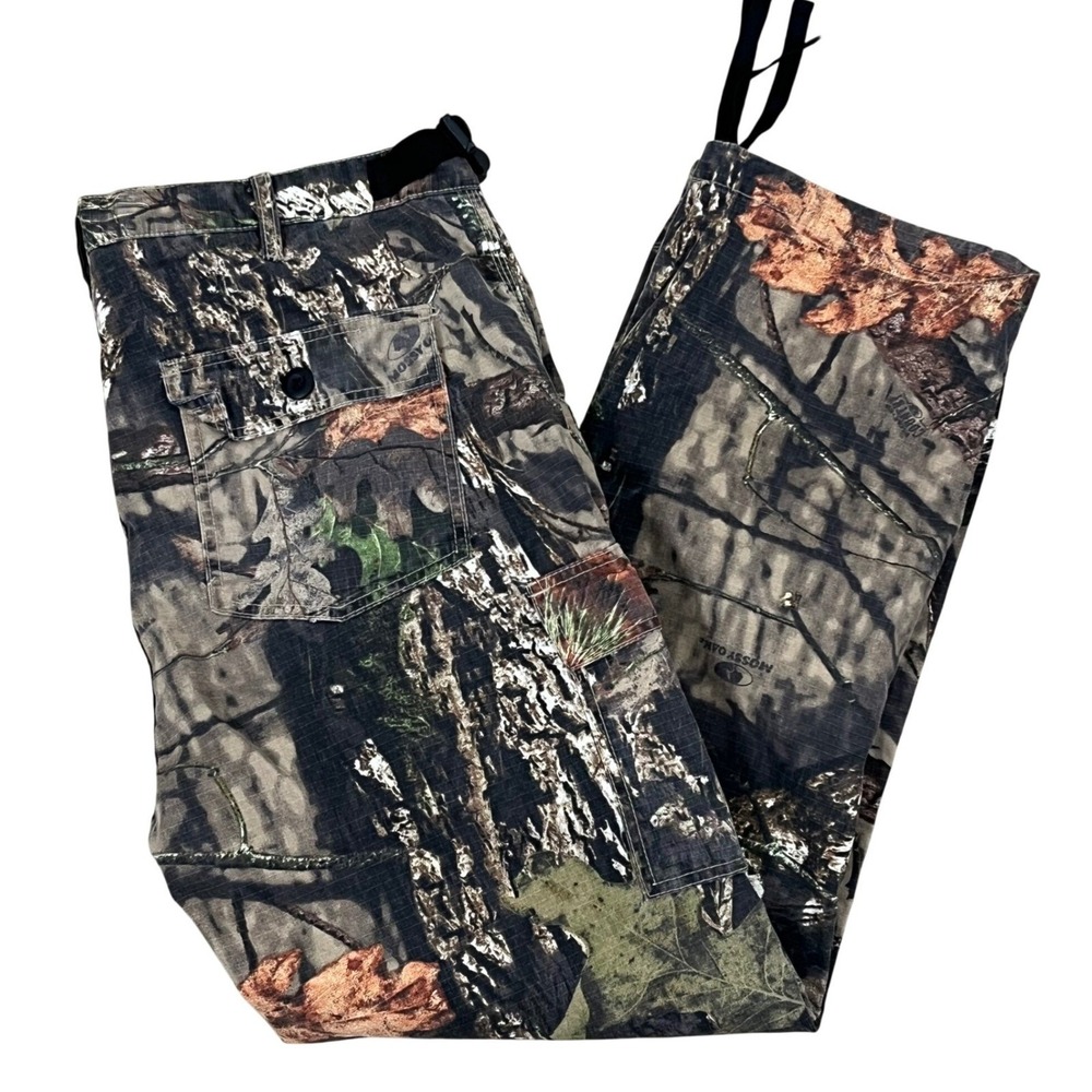 ScentBlocker Mens Cargo Pants XL Camo Mossy Oak Ripstop Hunting Tactical Outdoor